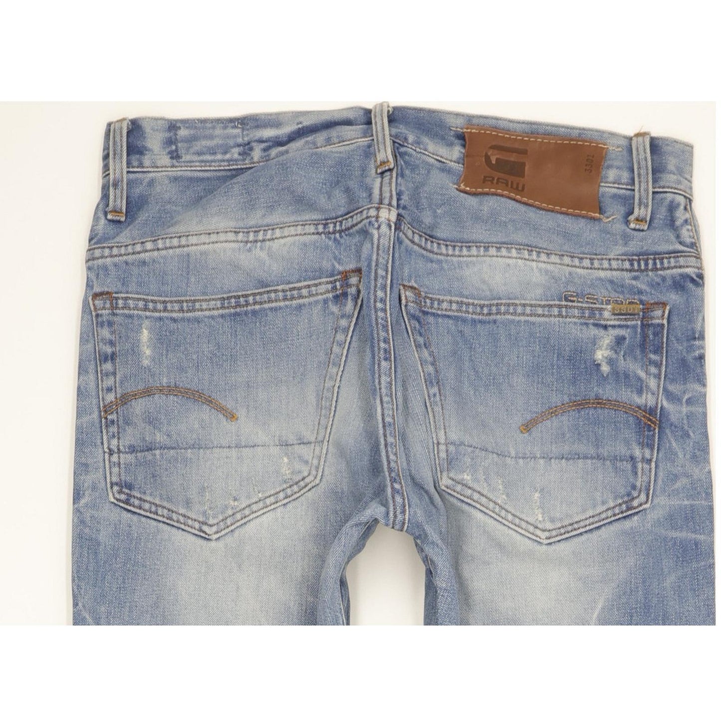 G-Star 3301 Men Blue Straight Regular Jeans W31 L32