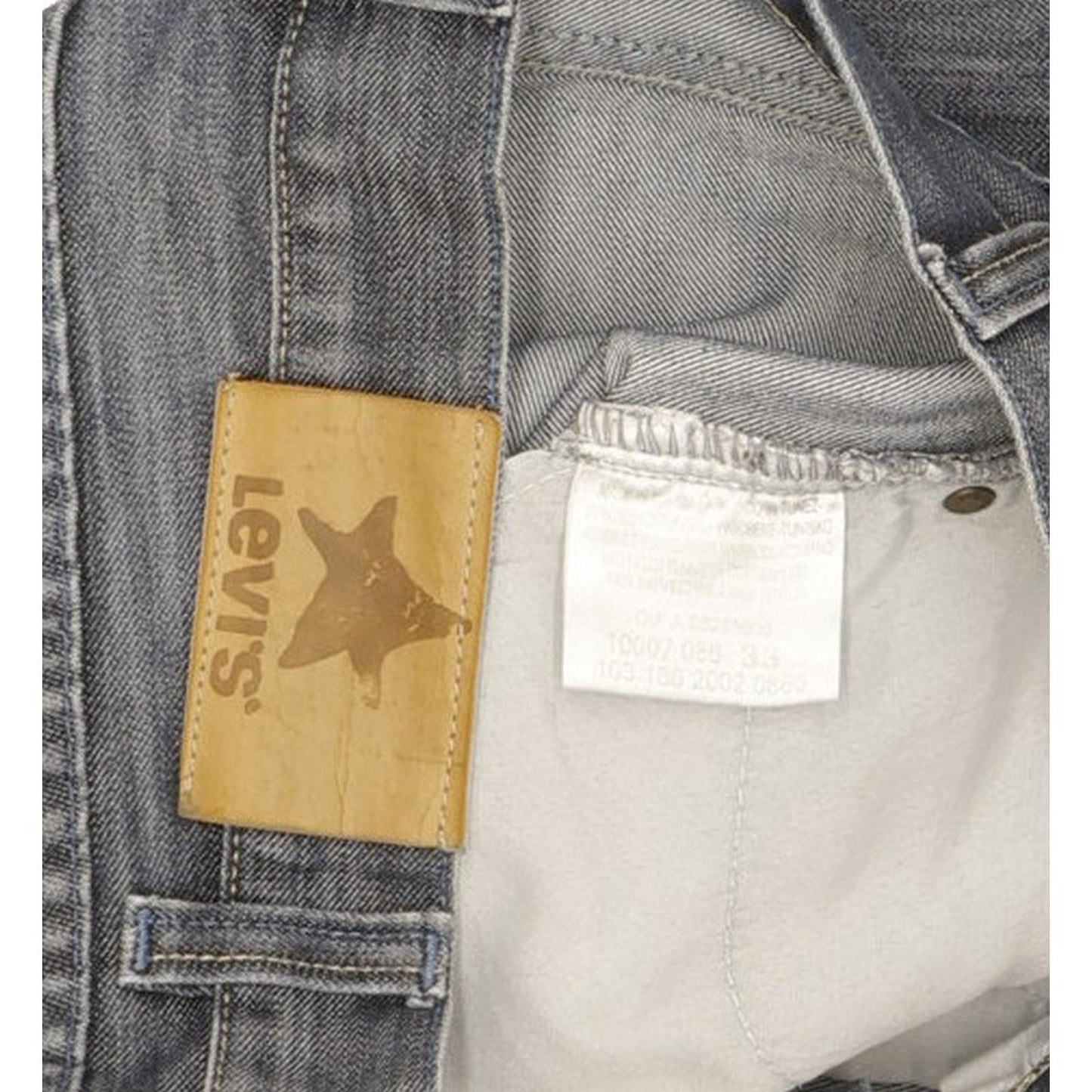 Levi's Men Blue Straight Regular Jeans W33 L32