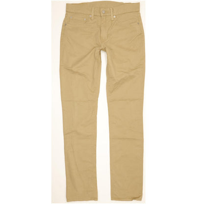 Levi's 511 Men Beige Straight Slim Stretch Jeans W31 L34