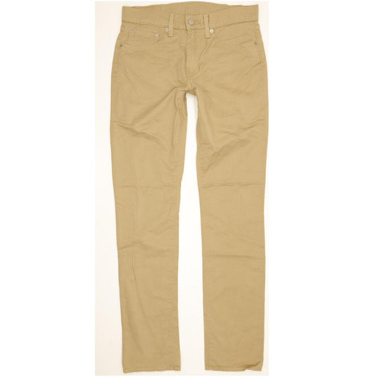 Levi's 511 Men Beige Straight Slim Stretch Jeans W31 L34