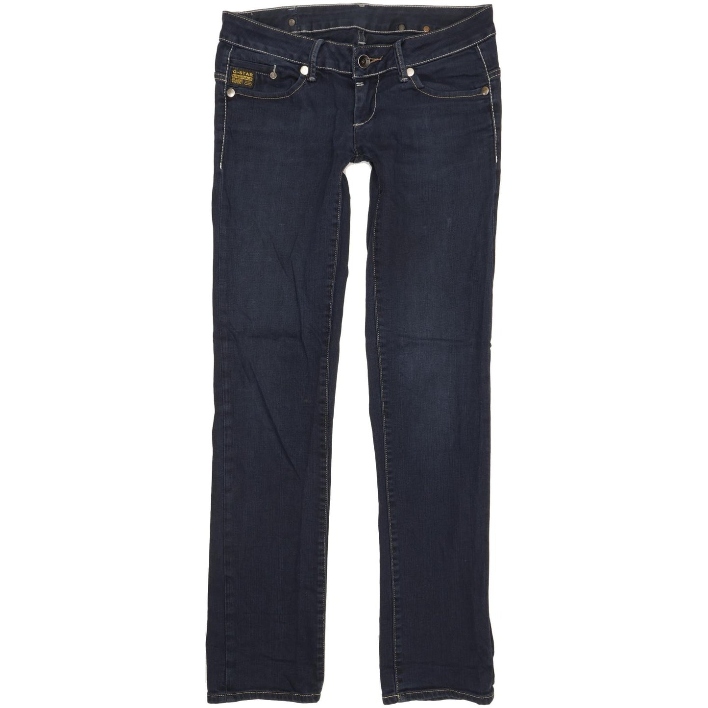 G-Star Midge Women Blue Straight Slim Stretch Jeans W29 L32