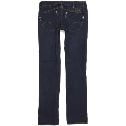 G-Star Midge Women Blue Straight Slim Stretch Jeans W29 L32