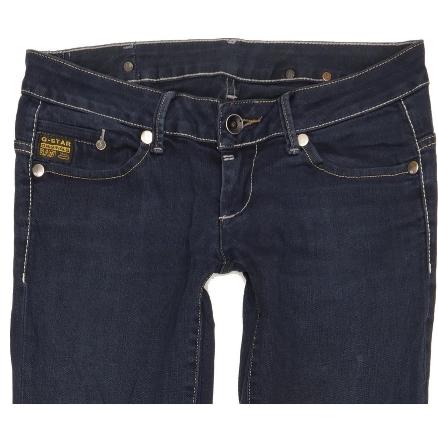 G-Star Midge Women Blue Straight Slim Stretch Jeans W29 L32