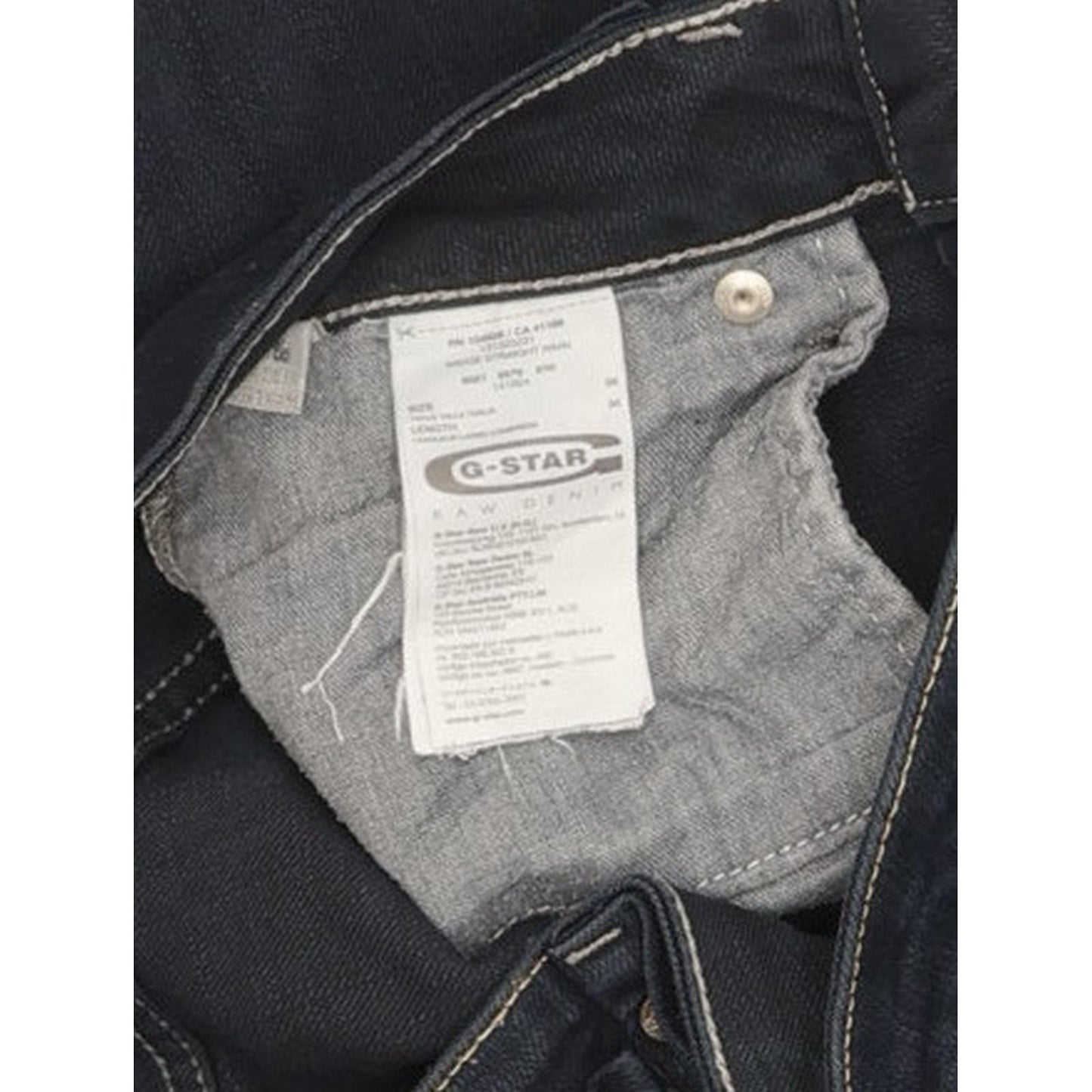 G-Star Midge Women Blue Straight Slim Stretch Jeans W29 L32