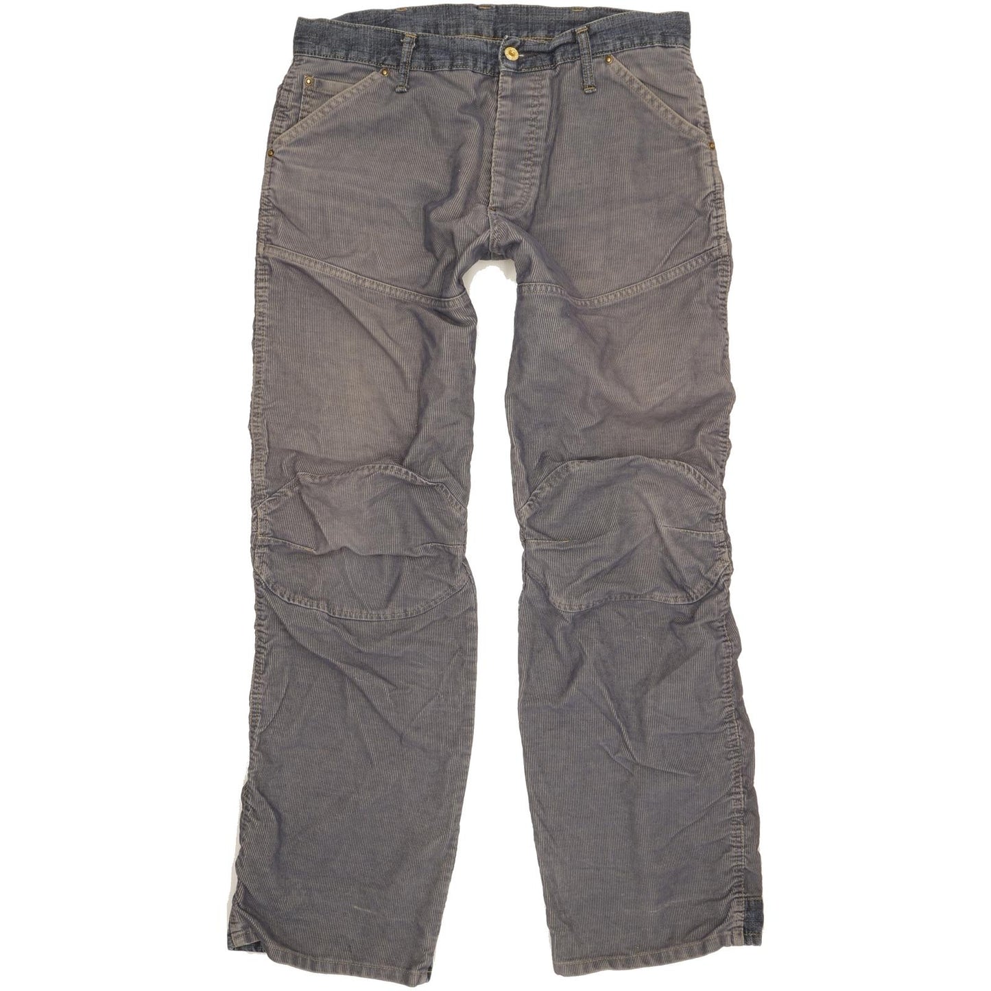 G-Star Elwood Prisoner Mix Men Blue Straight Regular Trousers W34 L34