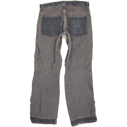 G-Star Elwood Prisoner Mix Men Blue Straight Regular Trousers W34 L34