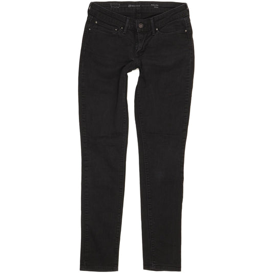 Levi's Demi Curve Women Black Skinny Slim Stretch Jeans W27 L31