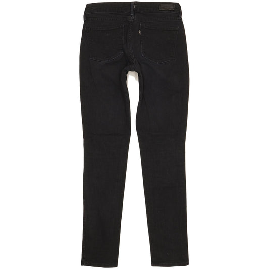 Levi's Demi Curve Women Black Skinny Slim Stretch Jeans W27 L31