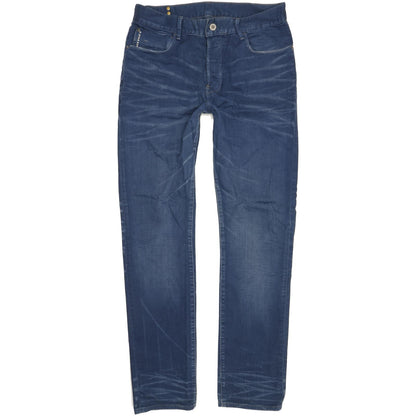 G-Star Blades Men Blue Tapered Slim Jeans W33 L34