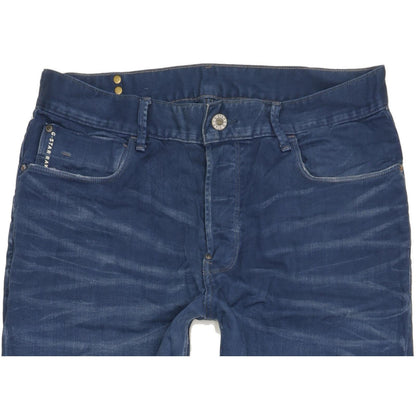 G-Star Blades Men Blue Tapered Slim Jeans W33 L34