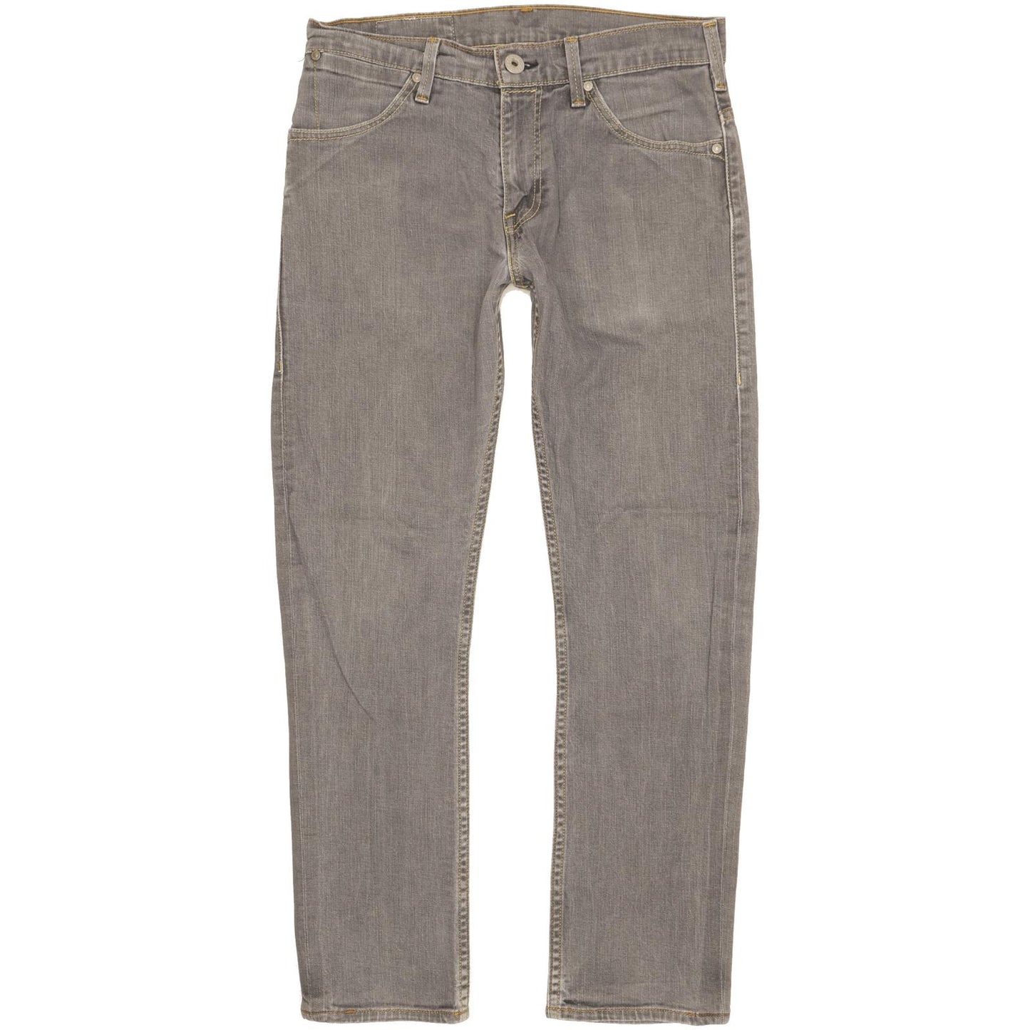 Levi's 506 Men Grey Straight Regular Stretch Jeans W31 L29