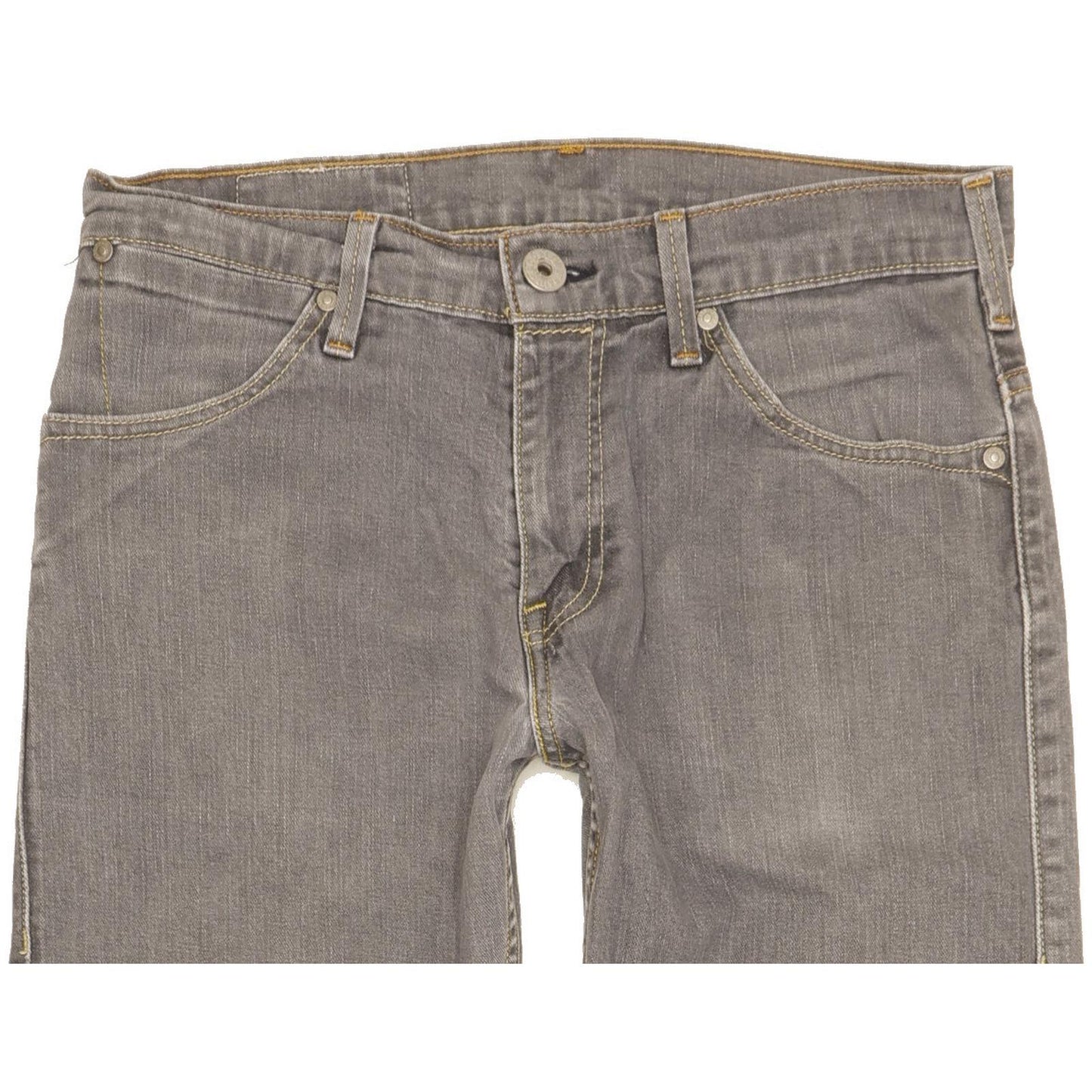 Levi's 506 Men Grey Straight Regular Stretch Jeans W31 L29