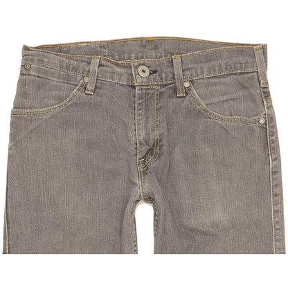Levi's 506 Men Grey Straight Regular Stretch Jeans W31 L29