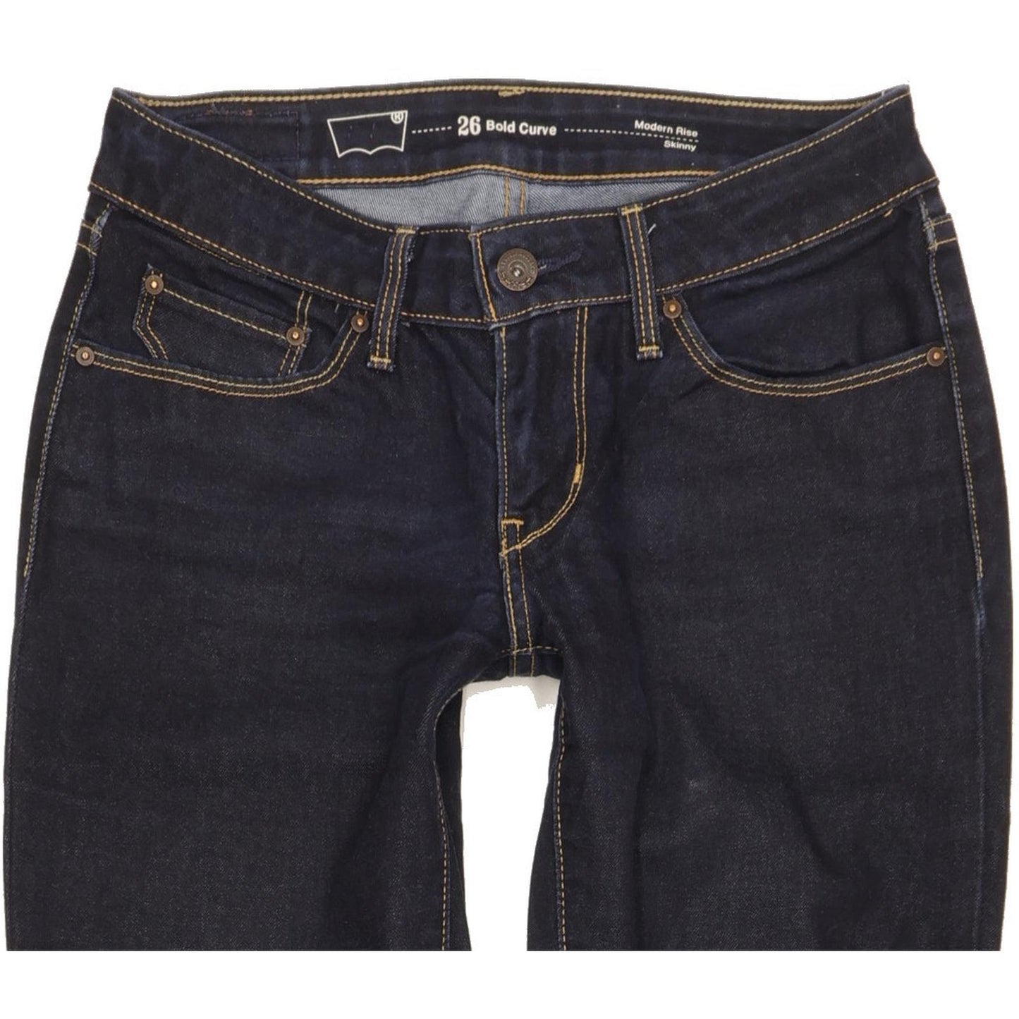 Levi's Bold Curve Women Blue Skinny Slim Stretch Jeans W26 L28