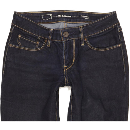 Levi's Bold Curve Women Blue Skinny Slim Stretch Jeans W26 L28