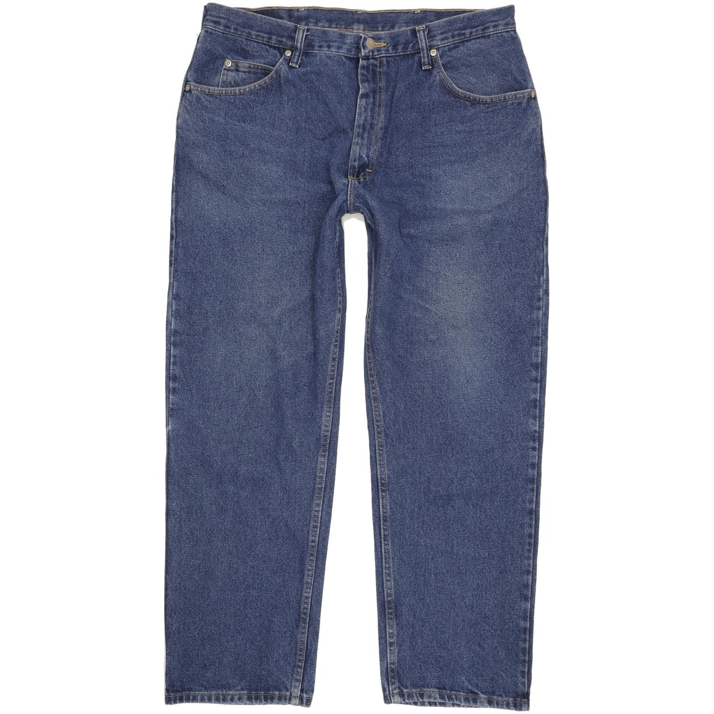 Wrangler Men Blue Straight Relaxed Jeans W38 L31
