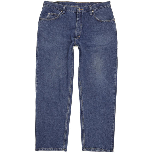 Wrangler Men Blue Straight Relaxed Jeans W38 L31