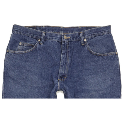 Wrangler Men Blue Straight Relaxed Jeans W38 L31