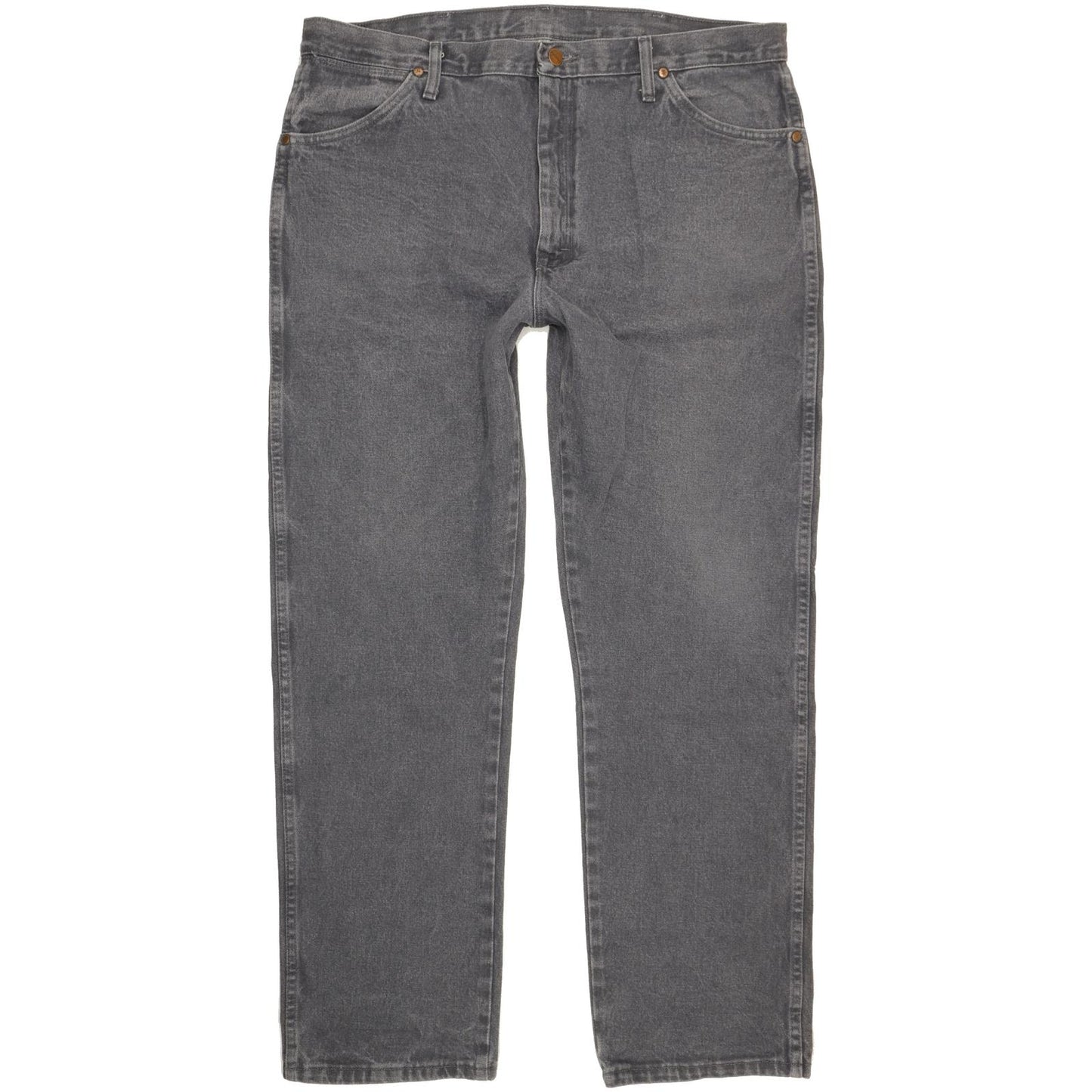Wrangler Men Grey Straight Regular Jeans W38 L32