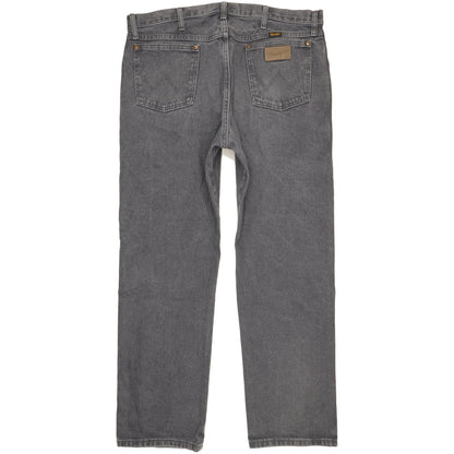 Wrangler Men Grey Straight Regular Jeans W38 L32