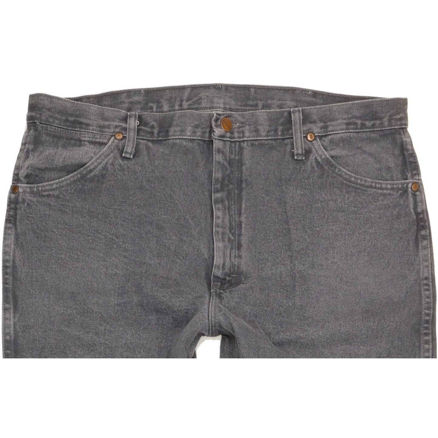 Wrangler Men Grey Straight Regular Jeans W38 L32