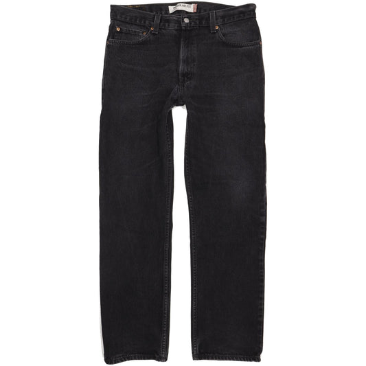 Levi's 505 Men Black Straight Regular Jeans W36 L34