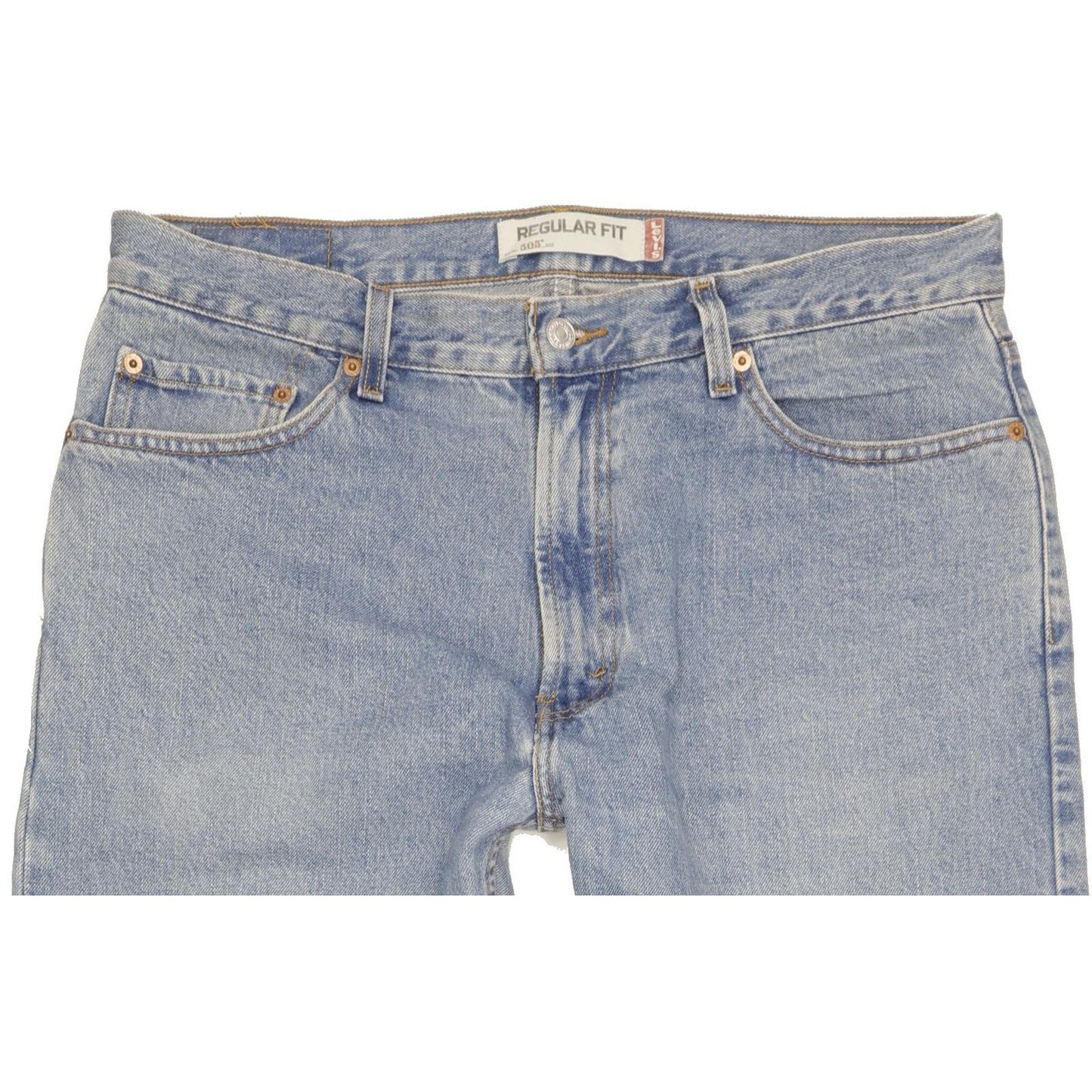 Levi's 505 Men Blue Straight Regular Jeans W36 L29