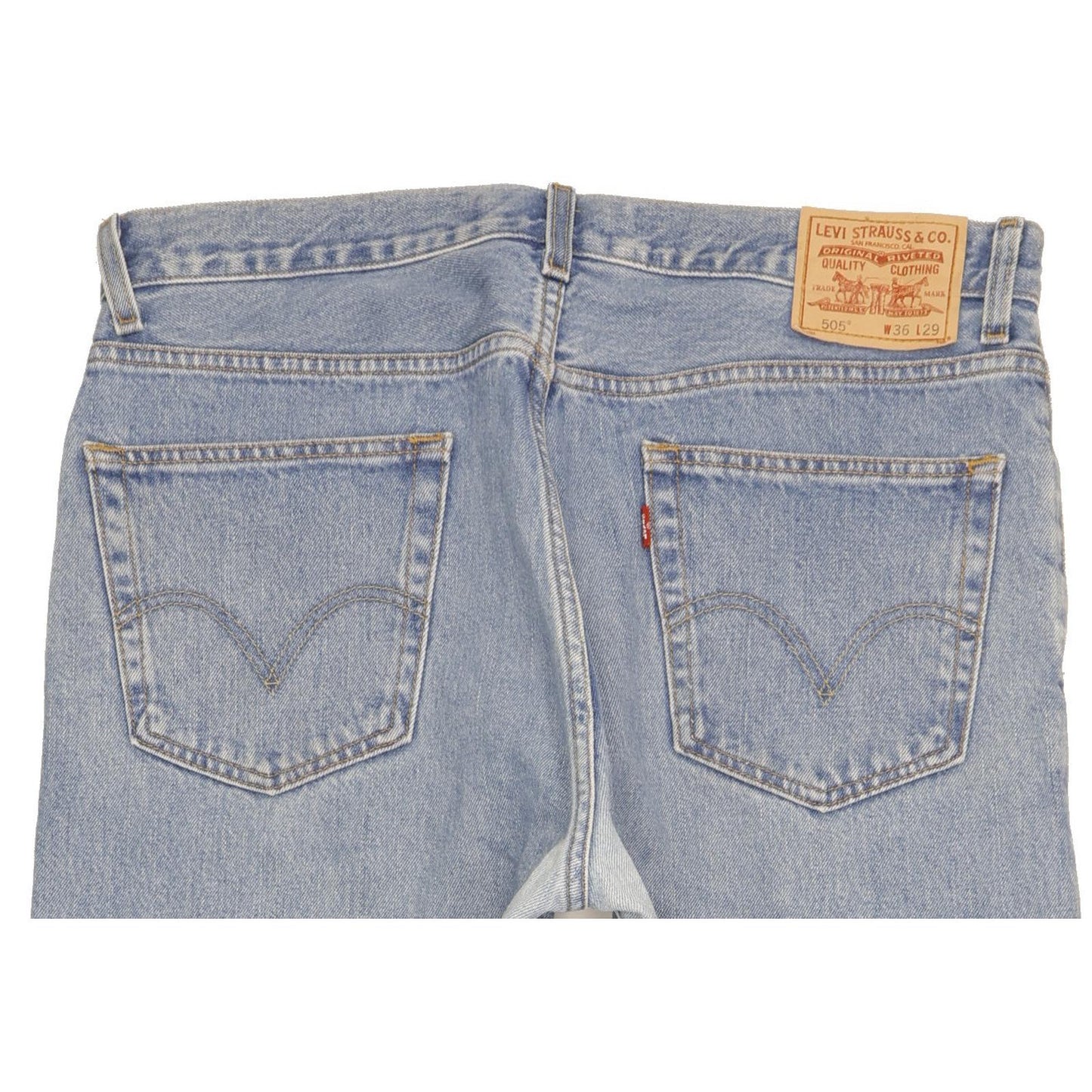 Levi's 505 Men Blue Straight Regular Jeans W36 L29