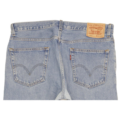 Levi's 505 Men Blue Straight Regular Jeans W36 L29