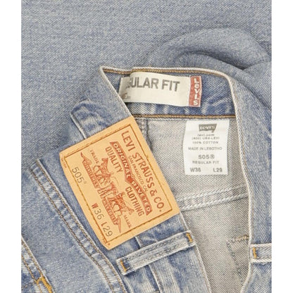 Levi's 505 Men Blue Straight Regular Jeans W36 L29
