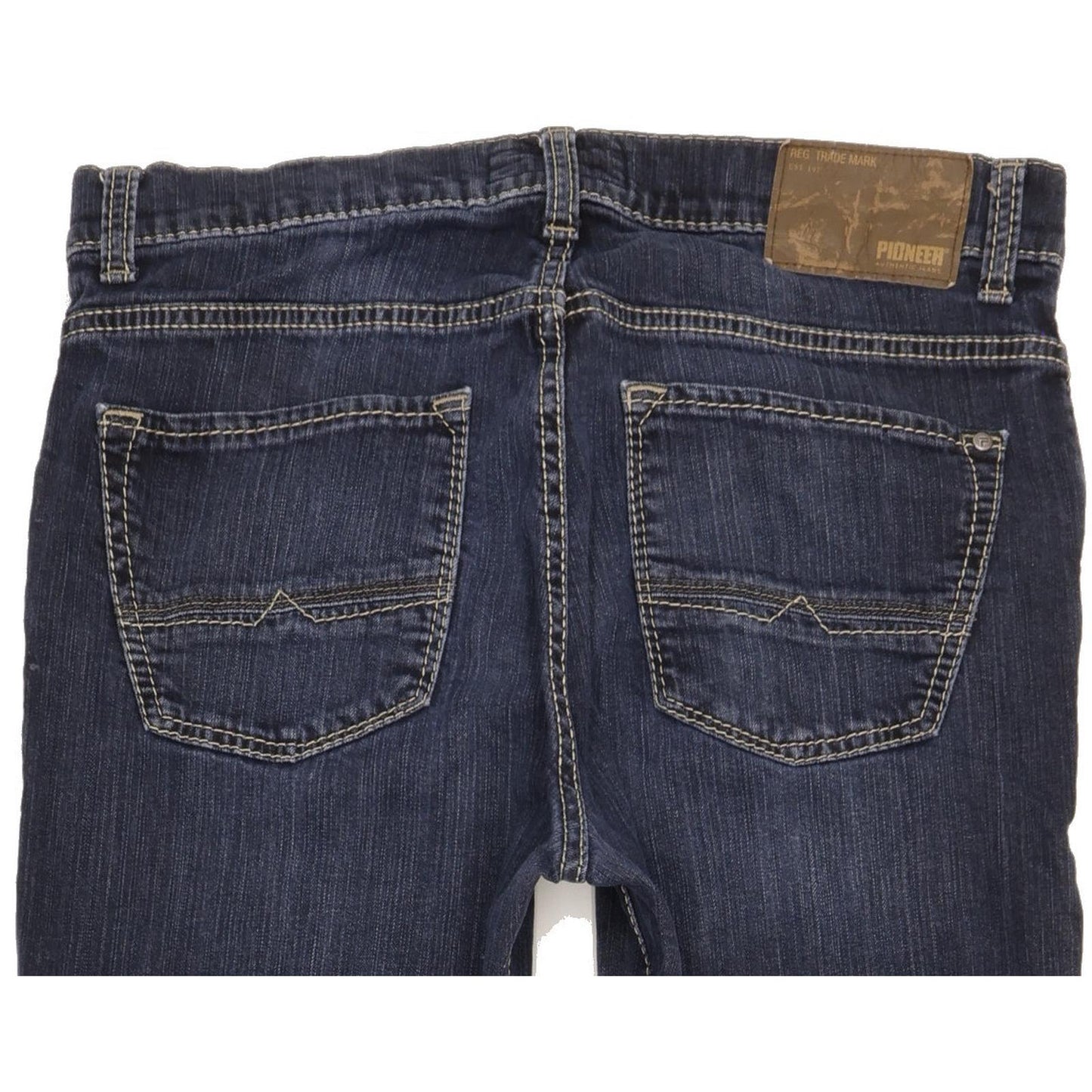 Pioneer Rando Men Blue Straight Regular Stretch Jeans W34 L31
