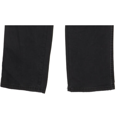 Wrangler Texas Men Black Straight Regular Stretch Trousers W34 L33