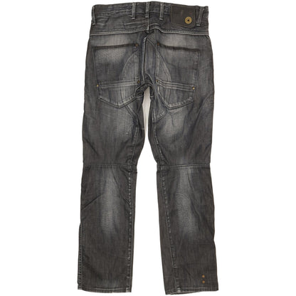 G-Star Dean Elwood Men Black Tapered Regular Jeans W33 L31