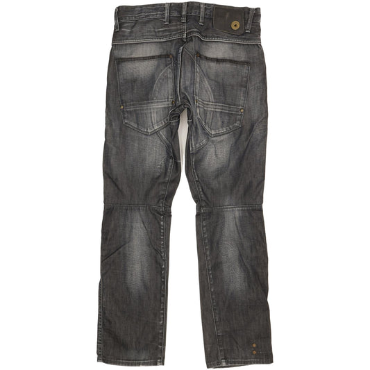 G-Star Dean Elwood Men Black Tapered Regular Jeans W33 L31