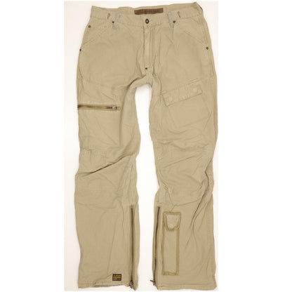 G-Star Army Elwood Men Beige Straight Regular Jeans W36 L34
