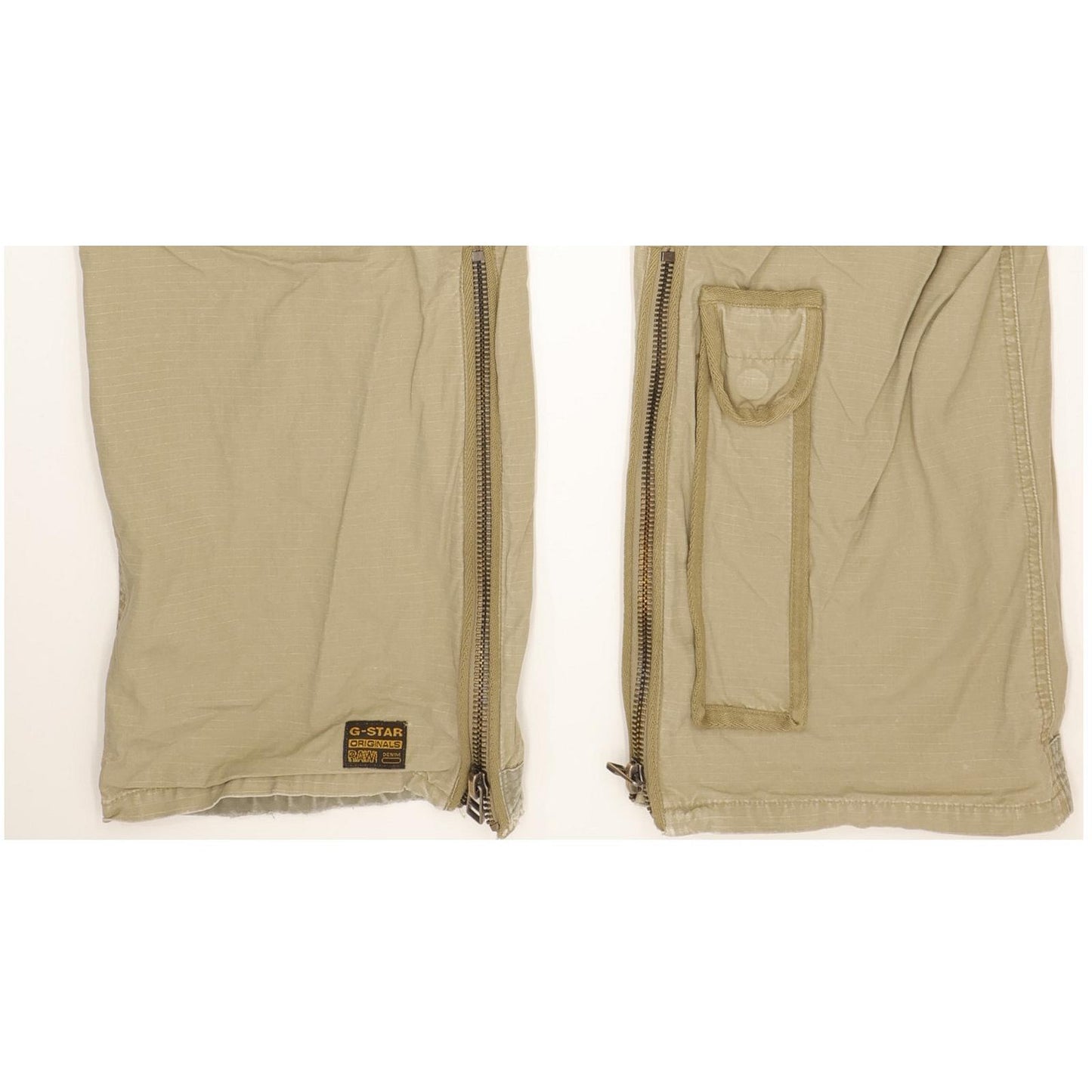 G-Star Army Elwood Men Beige Straight Regular Jeans W36 L34