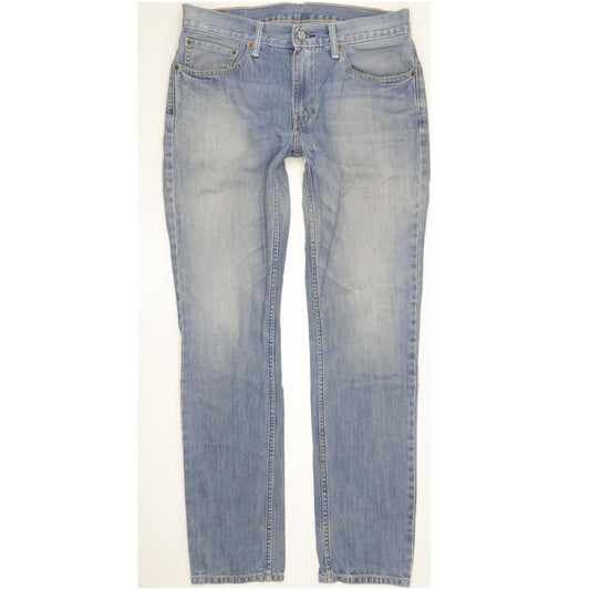 Levi's 511 Men Blue Straight Slim Stretch Jeans W34 L33