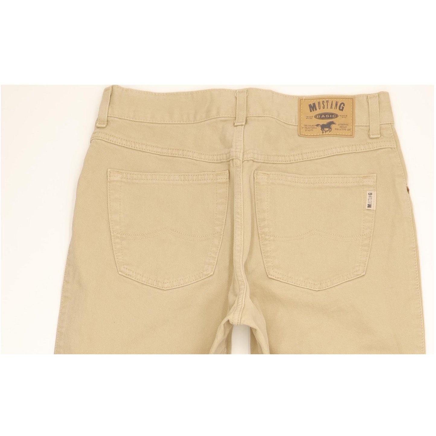 Mustang Men Beige Straight Regular Jeans W31 L31