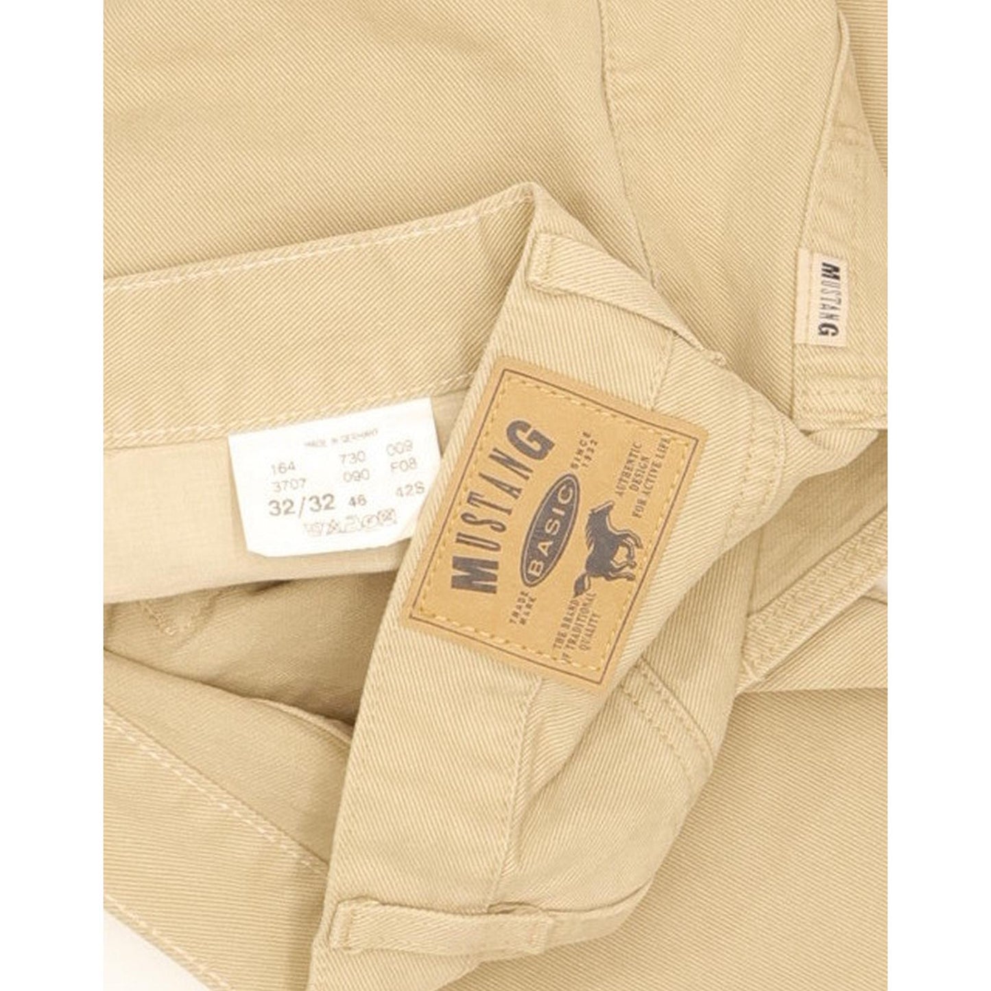 Mustang Men Beige Straight Regular Jeans W31 L31