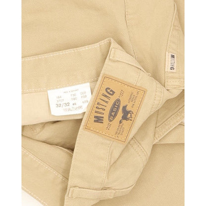 Mustang Men Beige Straight Regular Jeans W31 L31
