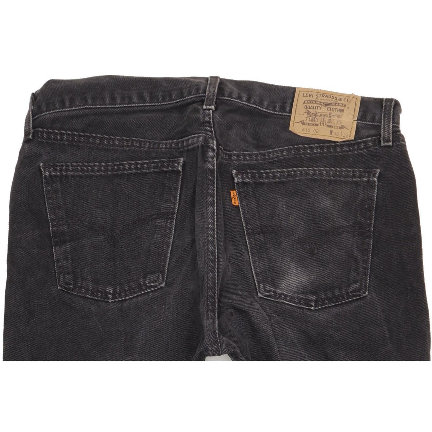 Levi's 615 Men Black Straight Regular Jeans W38 L31