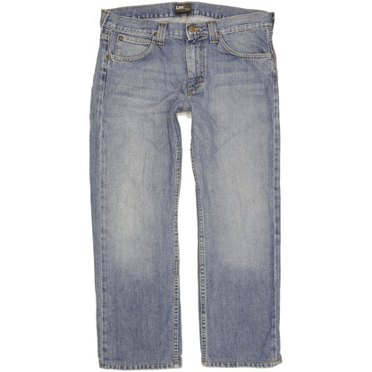 Lee Kent Men Blue Straight Regular Jeans W34 L28