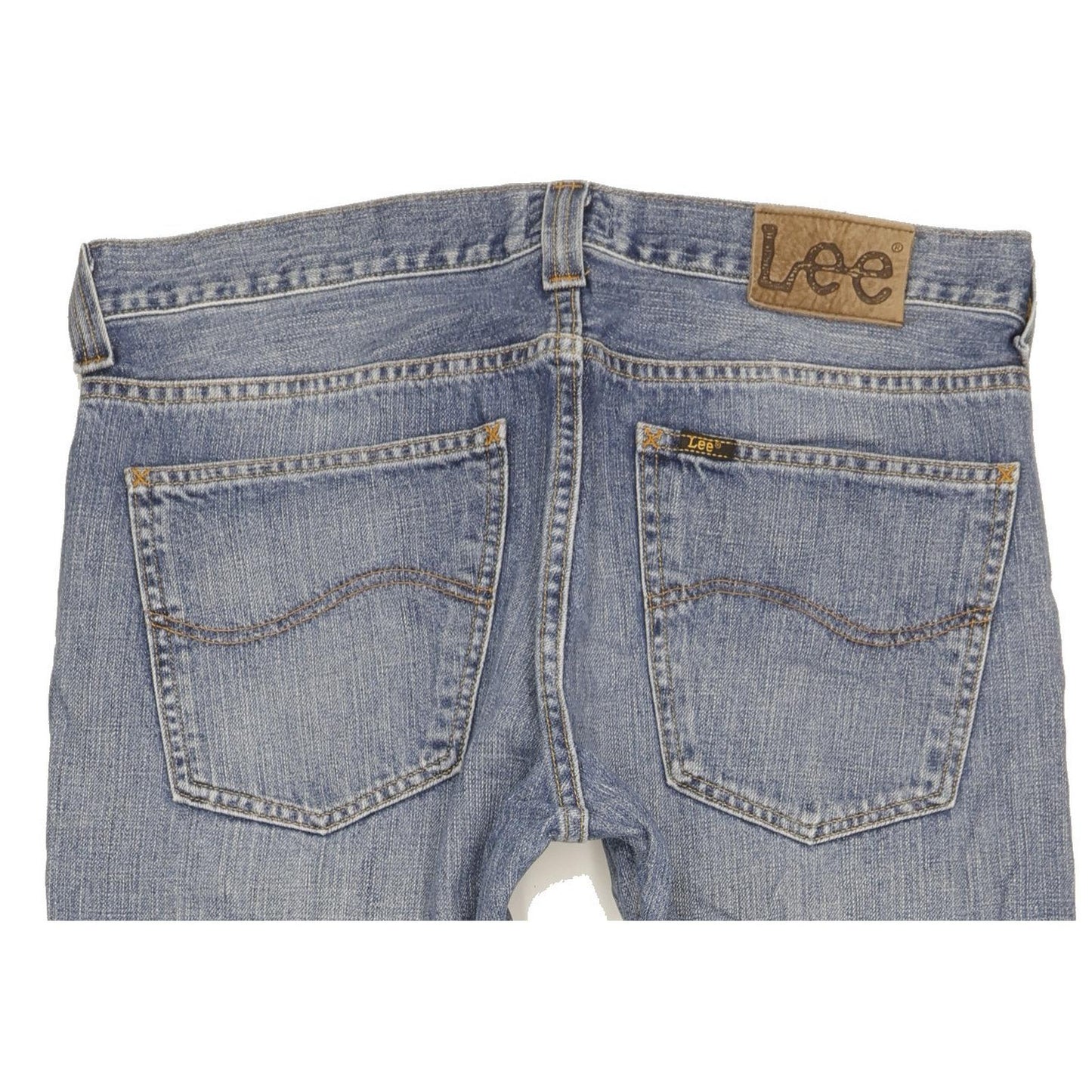 Lee Kent Men Blue Straight Regular Jeans W34 L28
