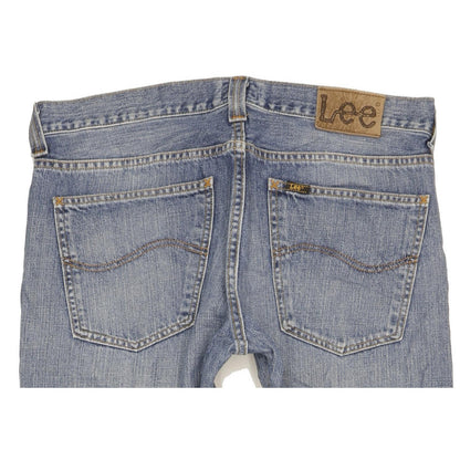 Lee Kent Men Blue Straight Regular Jeans W34 L28