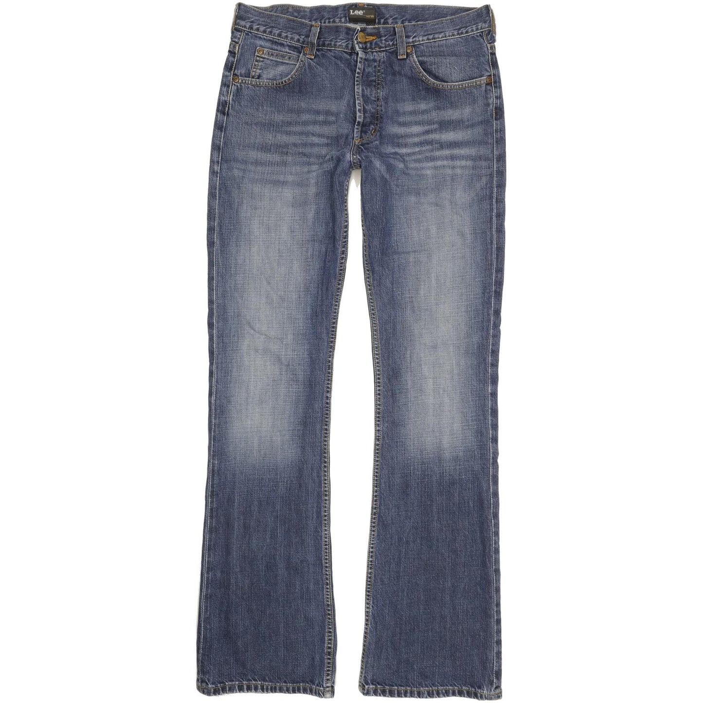 Lee Denver Men Blue Bootcut Regular Jeans W34 L36
