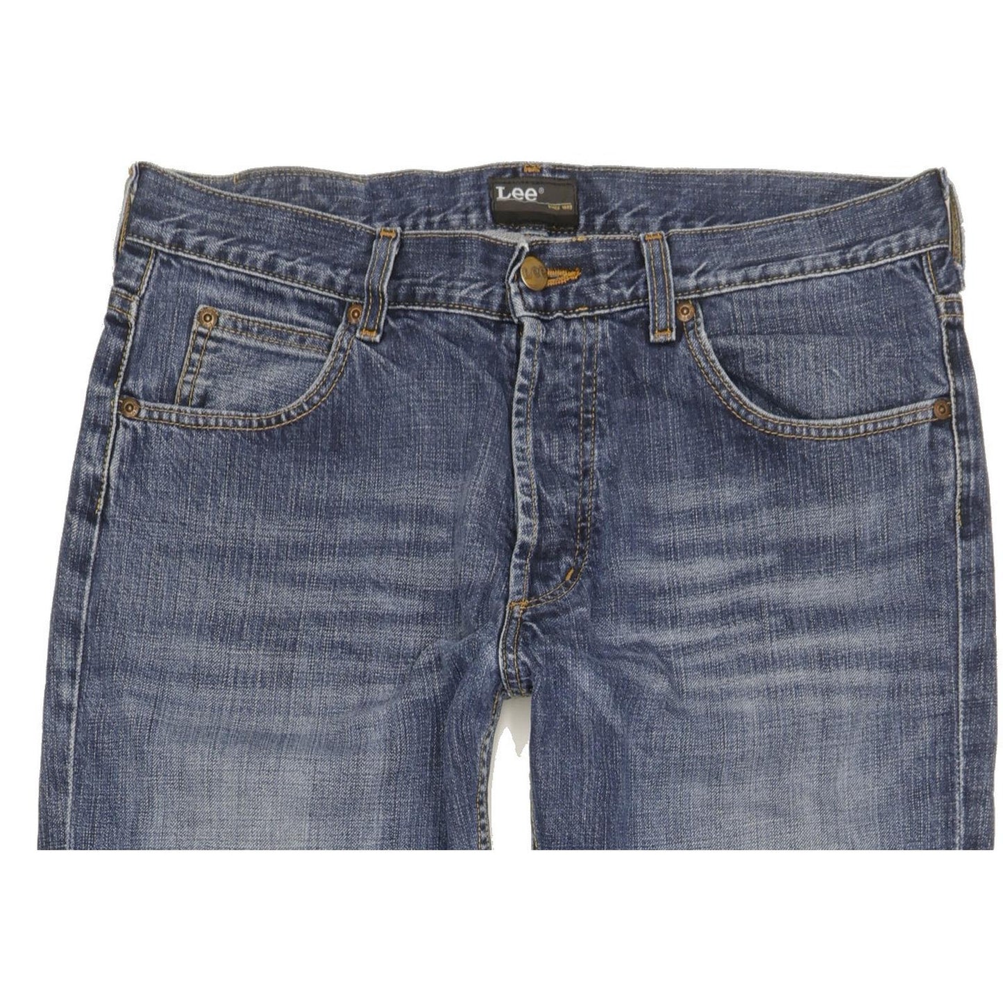 Lee Denver Men Blue Bootcut Regular Jeans W34 L36