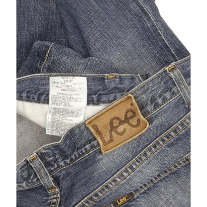 Lee Denver Men Blue Bootcut Regular Jeans W34 L36