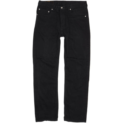 Levi's 752 Men Black Straight Regular Jeans W34 L32