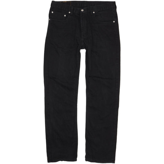 Levi's 752 Men Black Straight Regular Jeans W34 L32