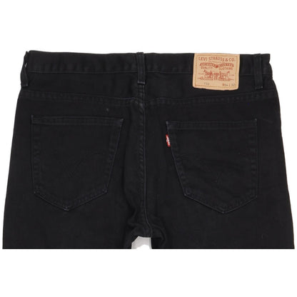 Levi's 752 Men Black Straight Regular Jeans W34 L32